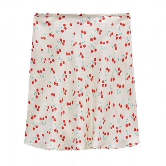 Zara Cherry Skirt - Picture 1 of 1